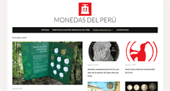 Desktop Screenshot of monedasdelperu.com
